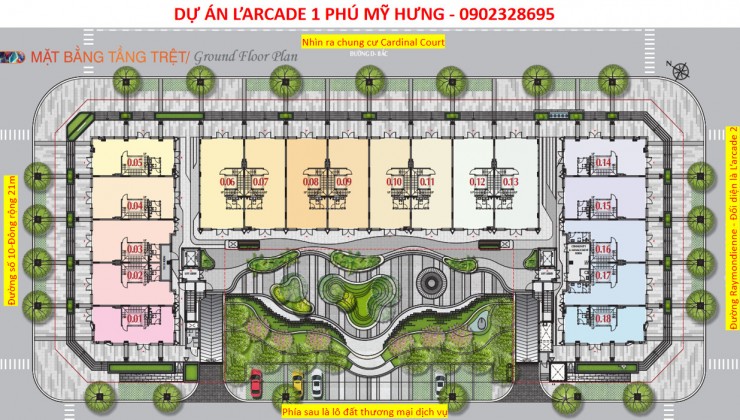 Phú Mỹ Hưng mở bán Shophouse dự án L'arcade. Shop sở hữu lâu dài trong khu thương mại tài chính quốc tê. Mua giai đoạn 1 trực tiếp chủ đầu tư